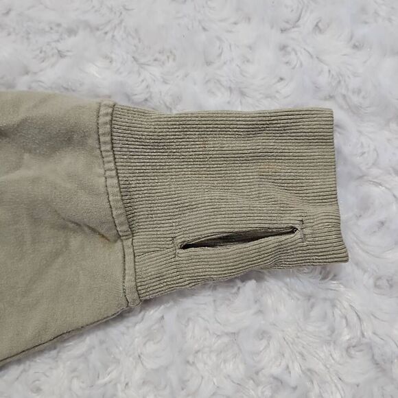 Athleta Balance Full Zip Sweatshirt Green Yoga Gym Workout Womens Size Small - Picture 4 of 8